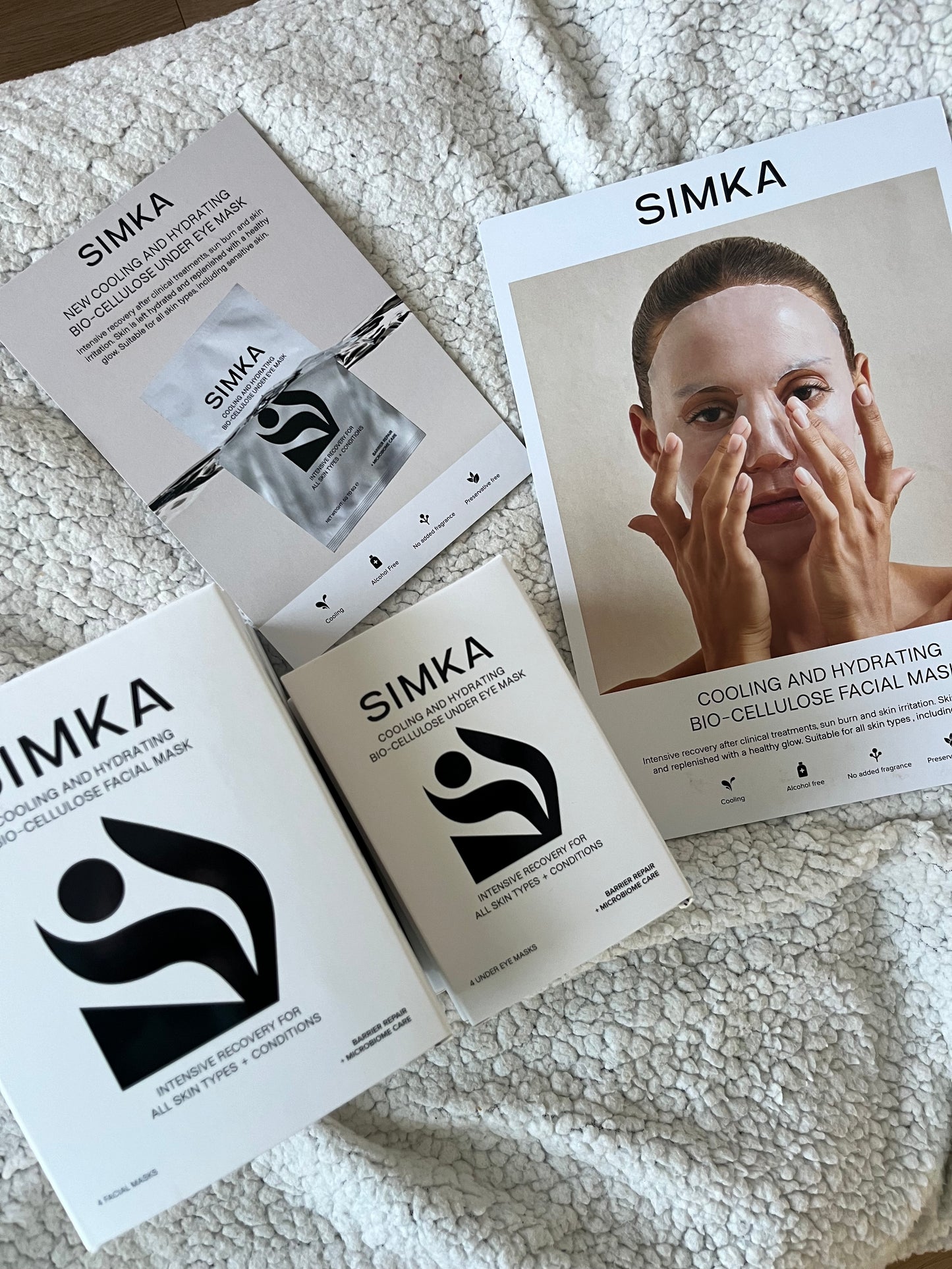 Simka Bio-Cellulose Individual Under Eye Pads