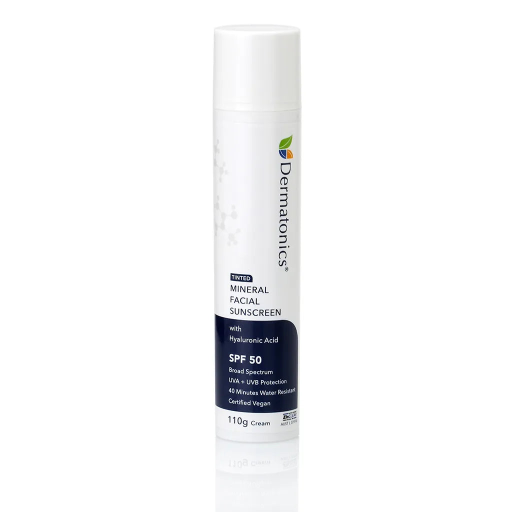 Dermatonics Tinted Mineral Facial Sunscreen SPF 50 with Hyaluronic Acid 110g