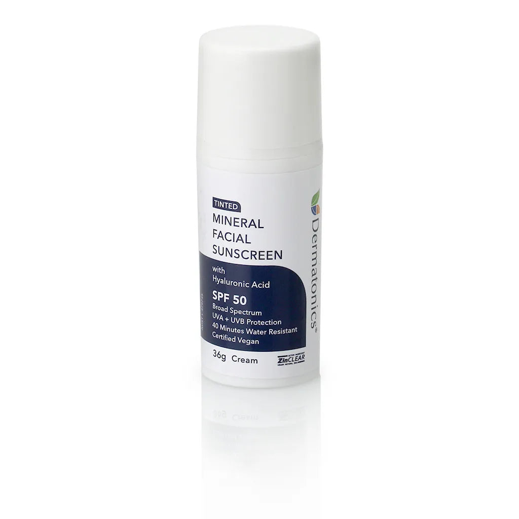 Dermatonics Tinted Mineral Facial Sunscreen SPF 50 with Hyaluronic Acid 36g