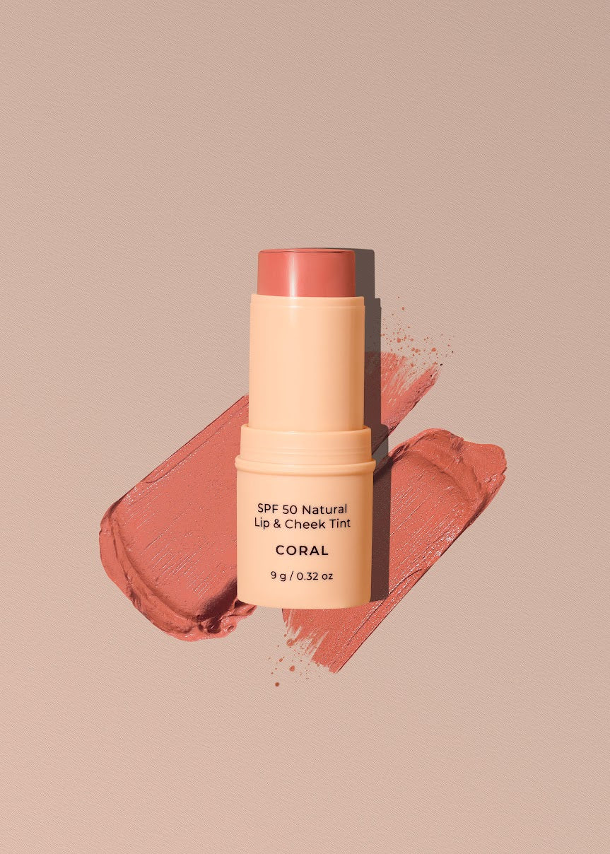 Avocado Zinc SPF 50 Lip & Cheek Tint Coral