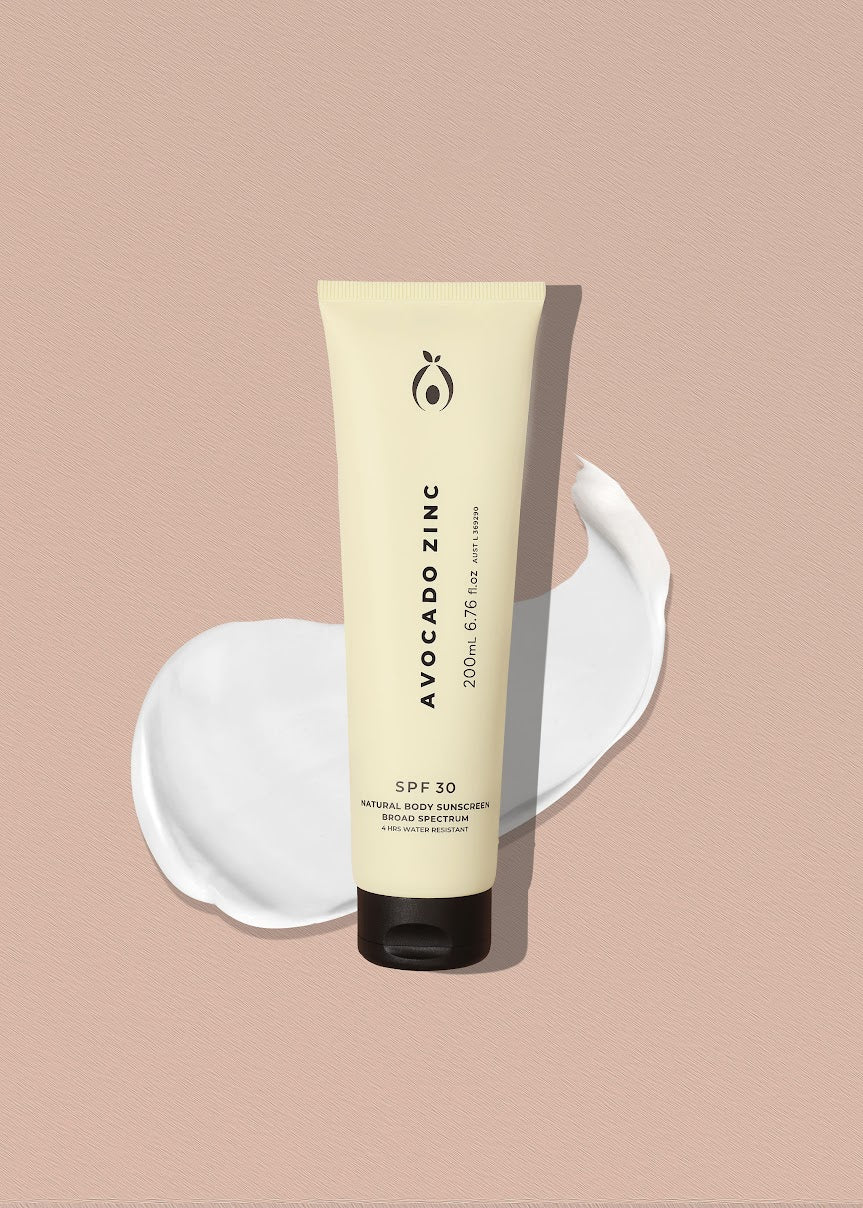 Avocado Zinc natural body sunscreen SPF 30