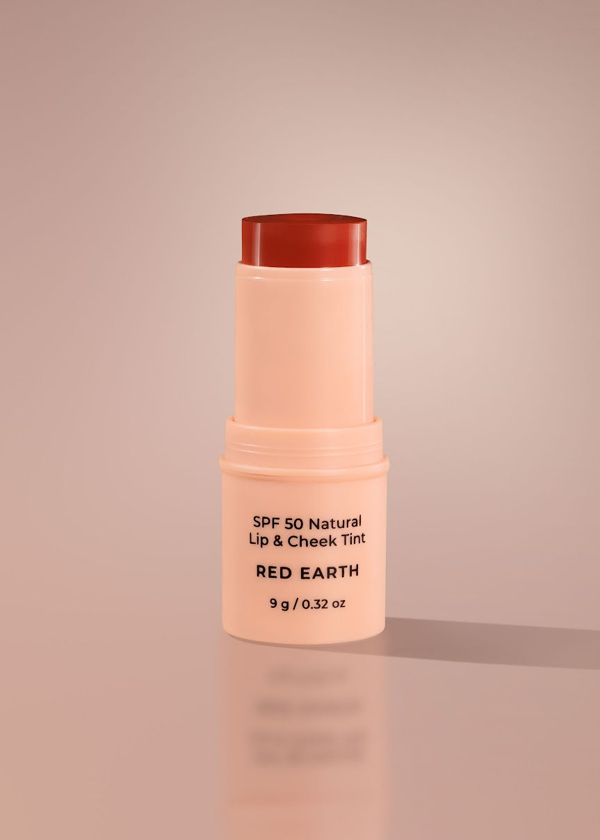 Avocado Zinc SPF 50 Lip & Cheek Tint Red Earth