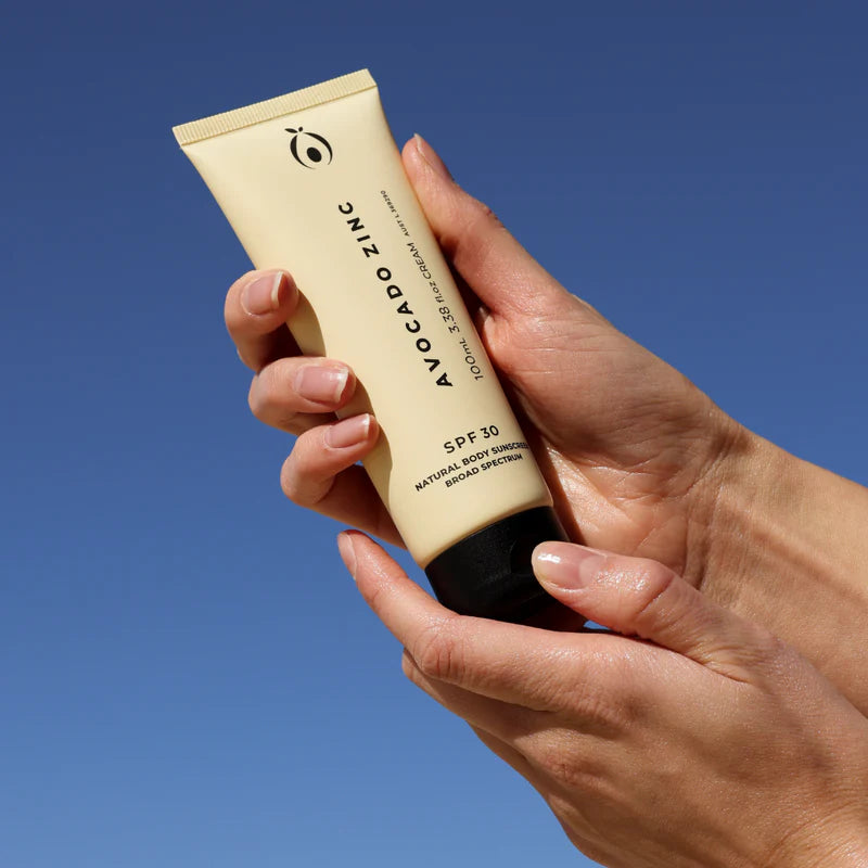 Avocado Zinc natural body sunscreen SPF 30